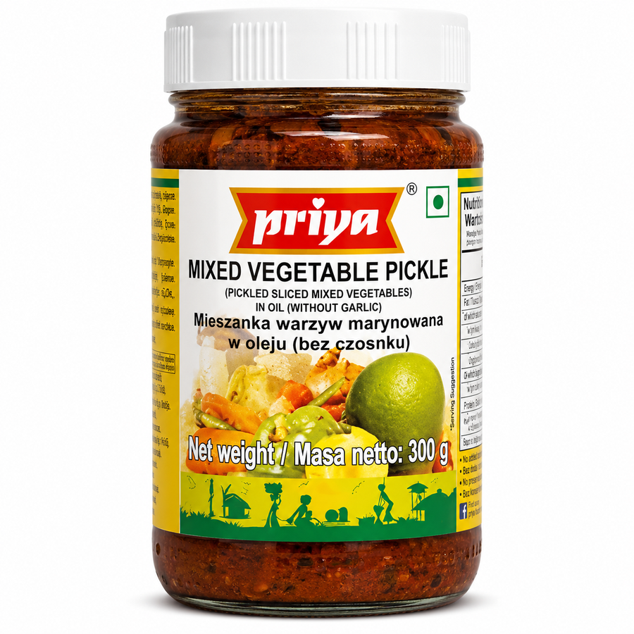 Priya Mixed Vegetable Pickle 300g