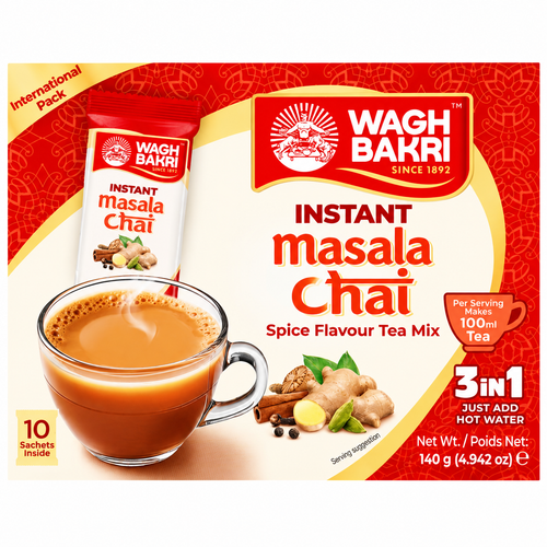 Wagh Bakri Instant Masala Chai 140g