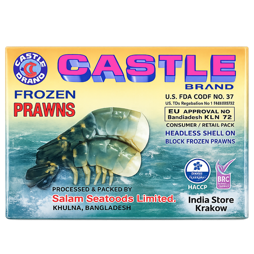 Castle Brand Frozen Prawns 700/800g