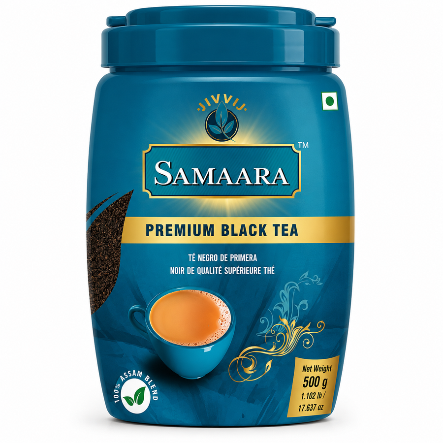 Samaara Premium Jar Black Tea 500g