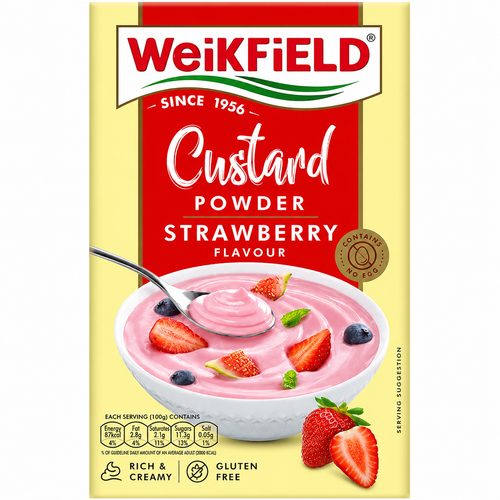 Weikfield Strawberry Custard Powder 75g