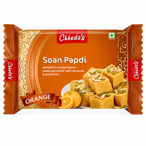 Chheda's Soan Papdi Orange 240g