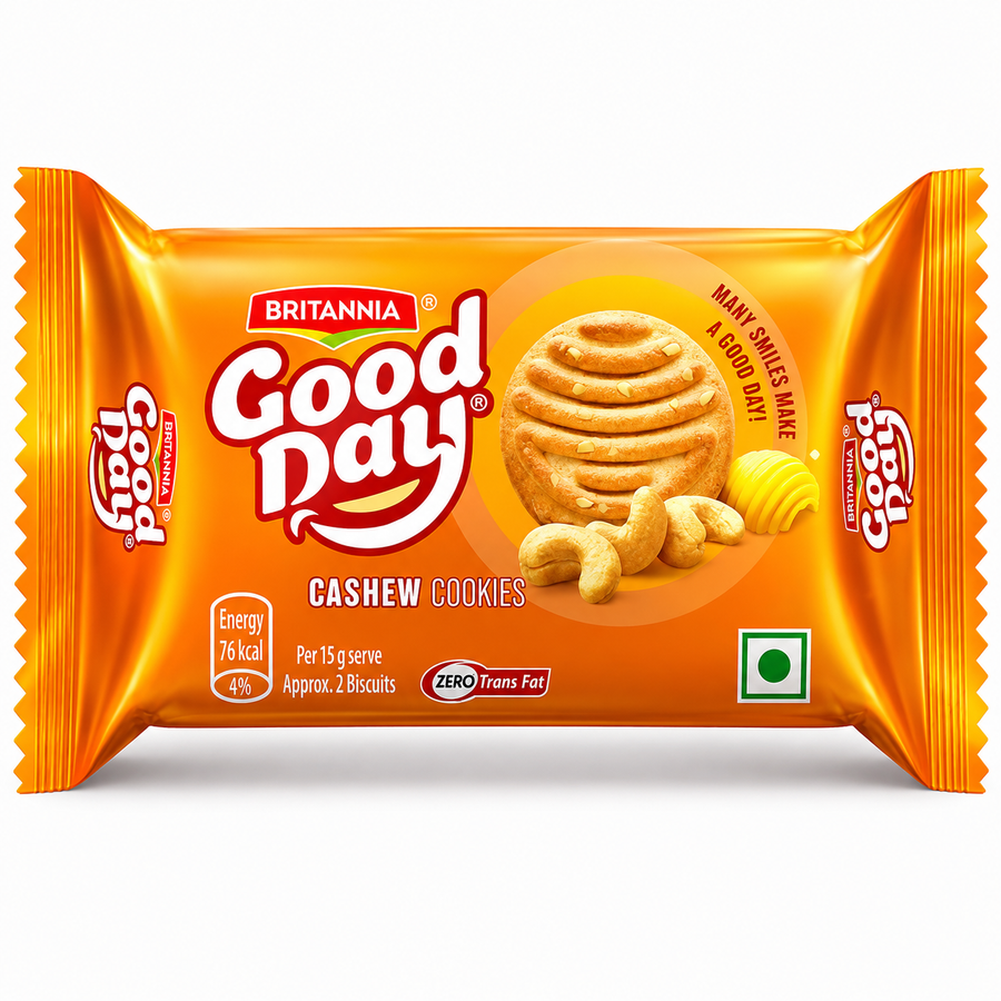 Britannia Good Day Cashew Cookies 60.1g