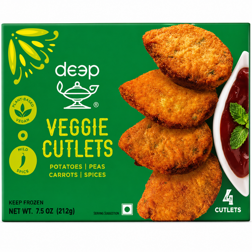 Deep Vegetable Cutlets 213gms