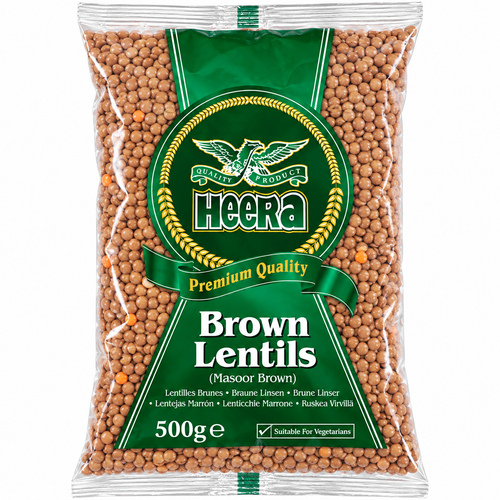 Heera Whole Lentils Masoor Brown 1kg
