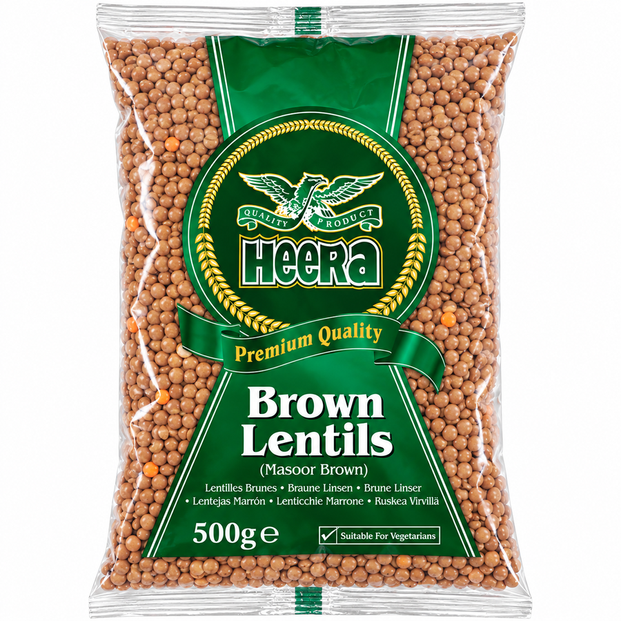 Heera Whole Lentils Masoor Brown 1kg