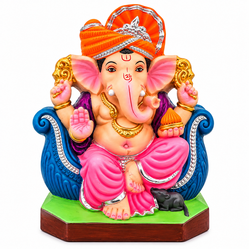 Ganesha Idol Eco- Friendly 10 Inch