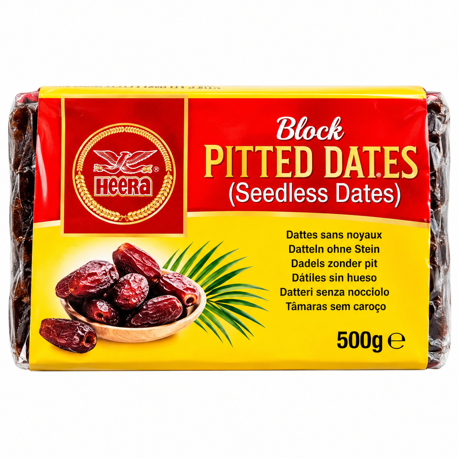 Heera Pitted Blocks Dates 500g