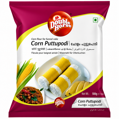 Double Horse Corn Puttu Podi 500g