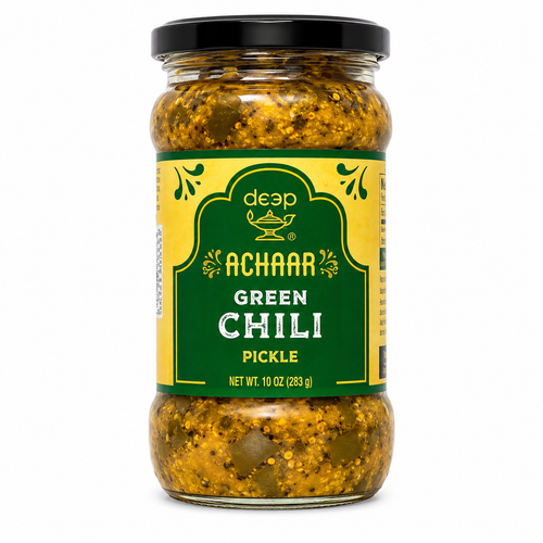 Marynowane Ostre Zielone Papryczki Chilli 283g