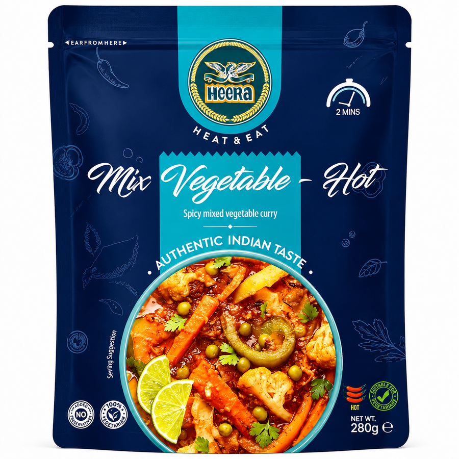 Heera Mixed Vegetable Curry Hot 280g