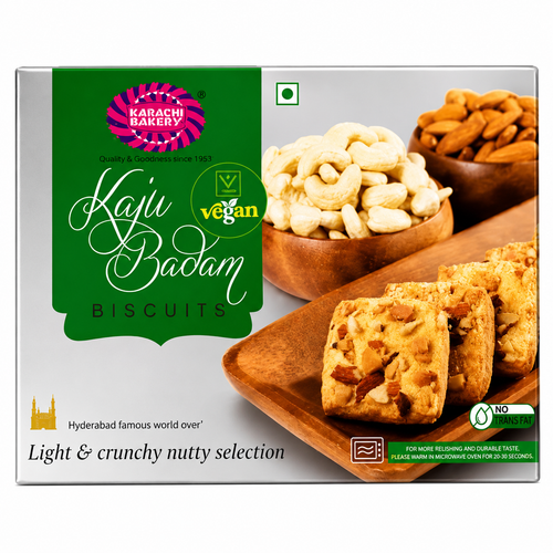 Karachi Bakery Vegan Kaju Badam Biscuits 400g