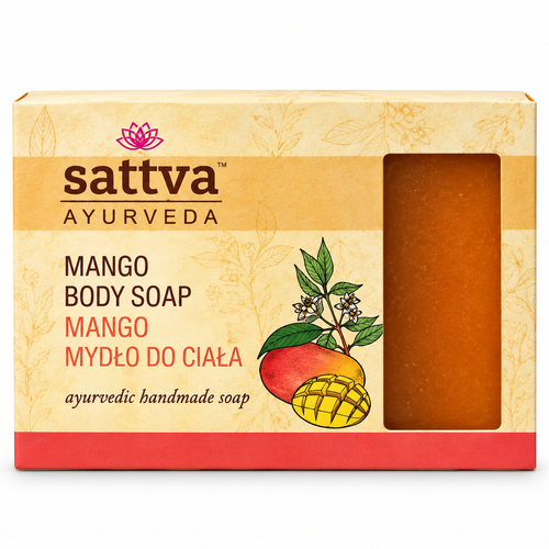 Sattva Mango Body Soap 125g – Refreshing Fruity Bath Soap