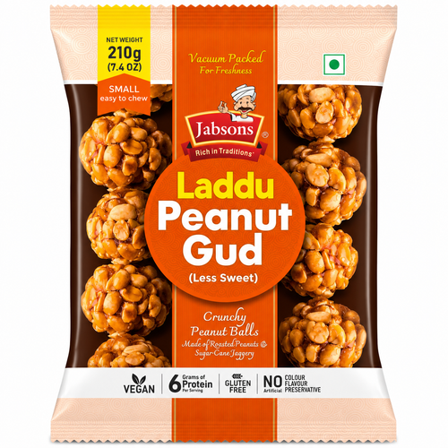 Jabsons Chikki Peanut Laddu 210g