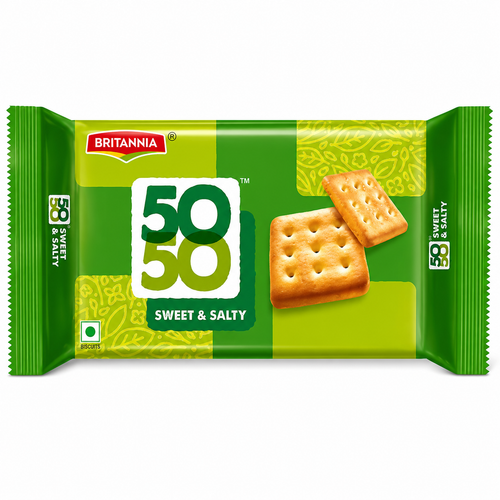 Britannia 50-50 Sweet & Salty Biscuits 62g