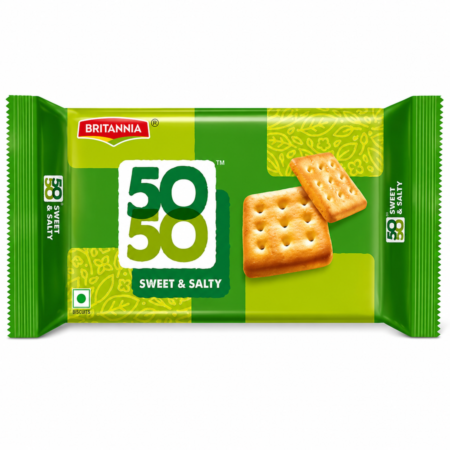 Britannia 50-50 Sweet & Salty Biscuits 62g