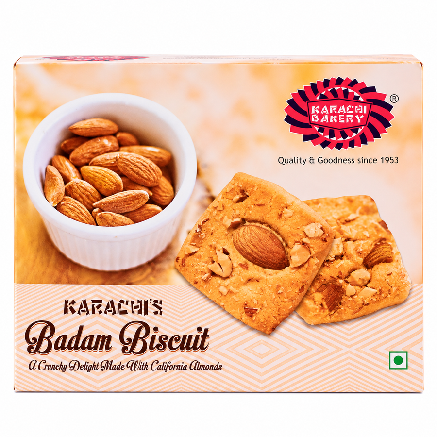Karachi Bakery Vegan Badam Biscuits 400g