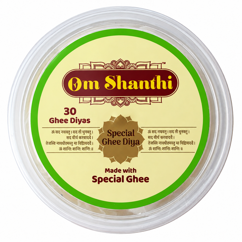 Om Shanti Pure Ghee Diya 30no's