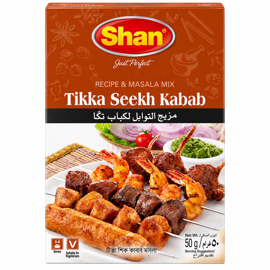 Shan Tikka Seekh Kabab Mix 50g