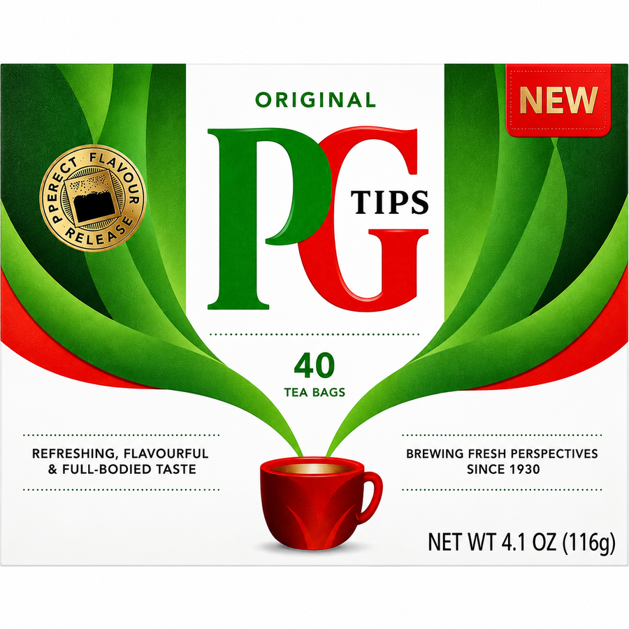 PG Tips Original Black Tea 116g (40 Tea Bags)