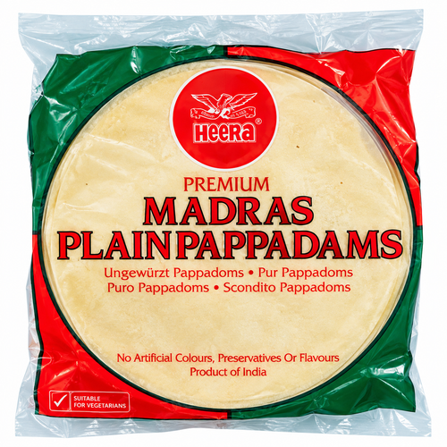 Heera Madras Plain Papad 200g