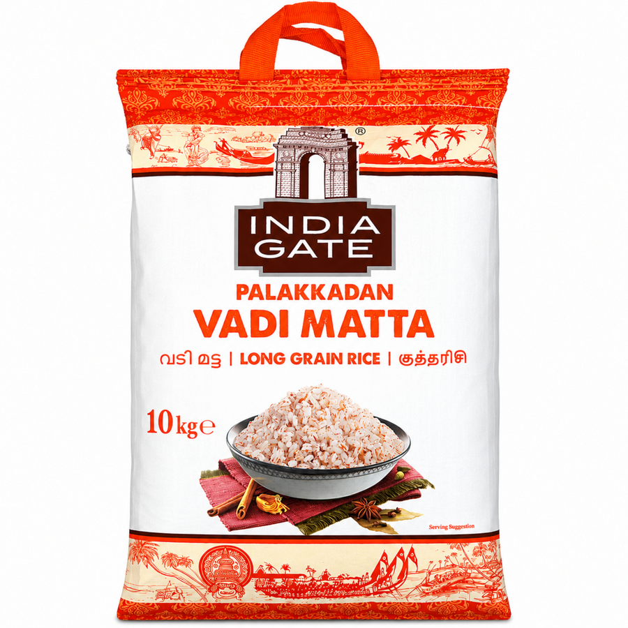 India Gate Palakkadan Vadi Matta Rice 10000g