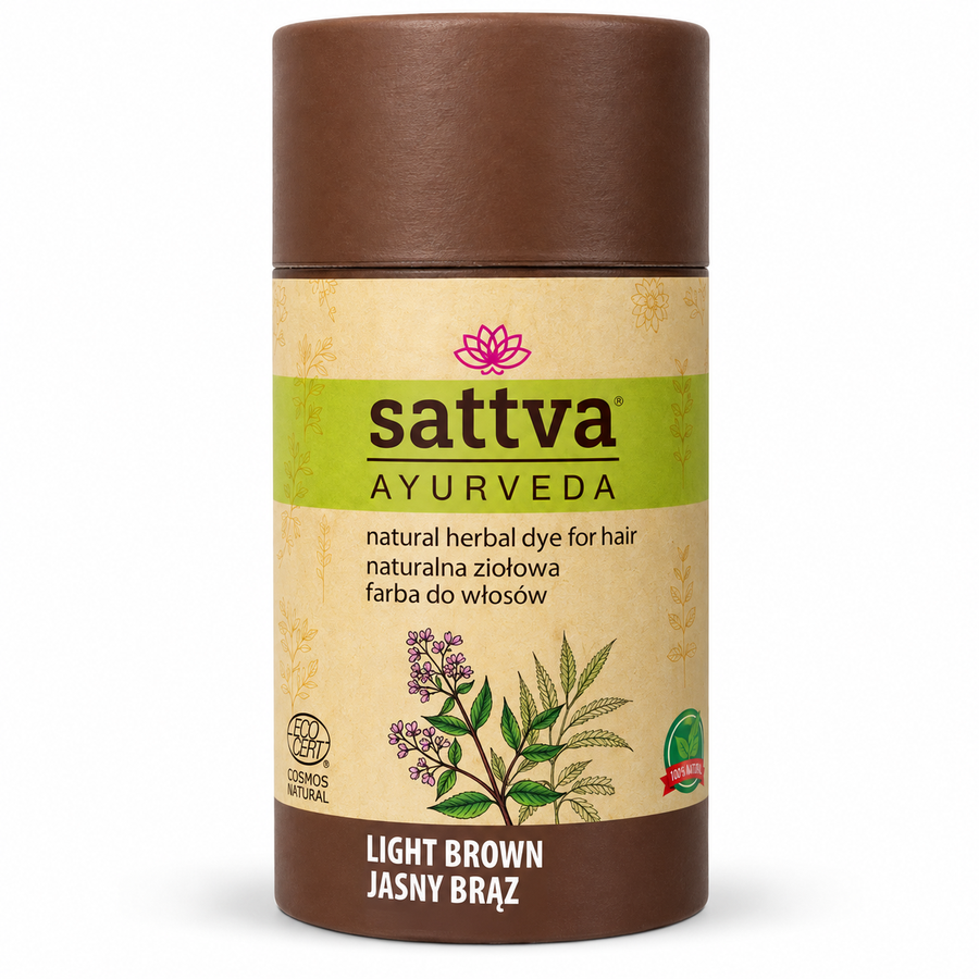 Sattva Henna Light Brown 150g – Herbal Hair Colour