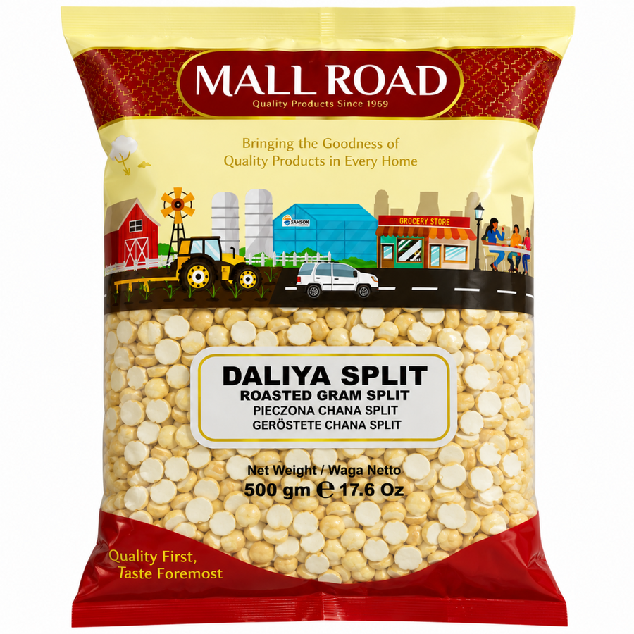 Mall Road Daliya Split (Roasted Gram Split) 500g