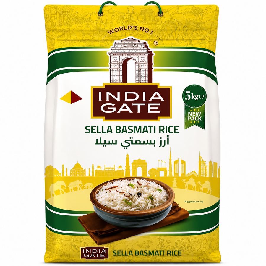 India Gate Sella Basmati Rice 5kg