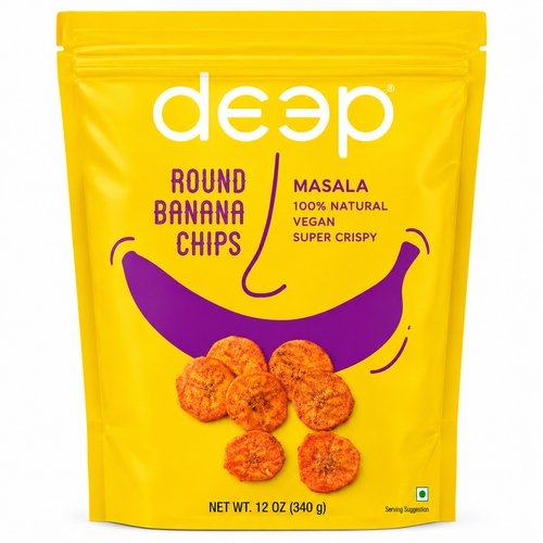 Deep  Banana Chips Round - Masala 340gm