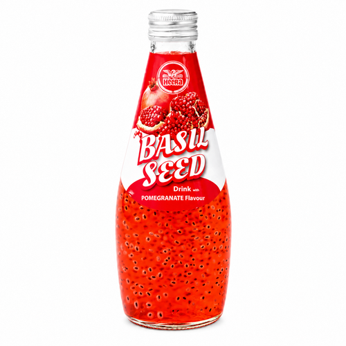 Heera Basil Seeds Pomegranate Drink 290ml