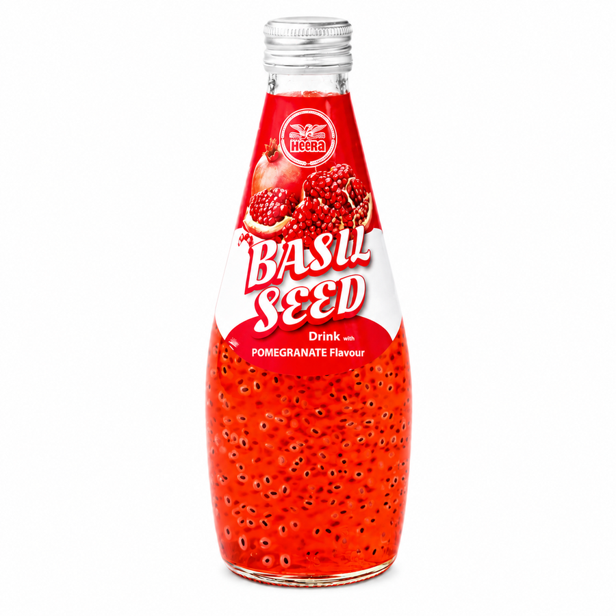 Heera Basil Seeds Pomegranate Drink 290ml