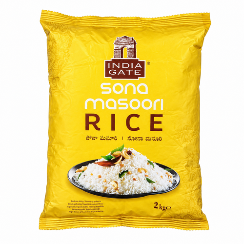 India Gate Sona Masoori Rice 2000g