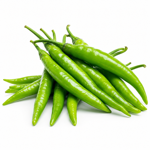 Fresh Green Chilies