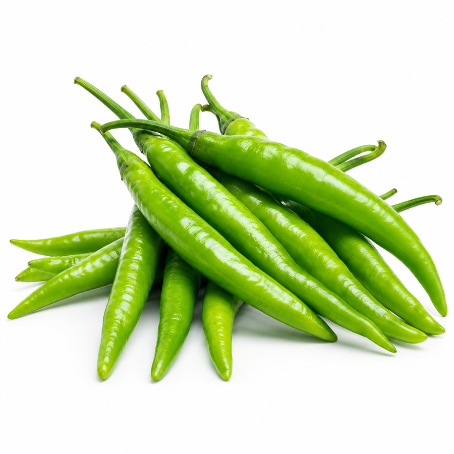 Fresh Green Chilies