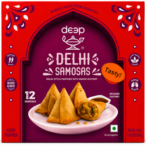 Deep Delhi Samosa With Chutney 680gms