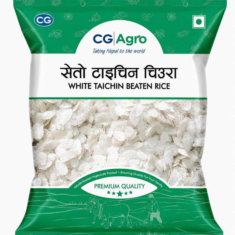 CM Agro White Taichin Beaten Rice (Poha) 1kg
