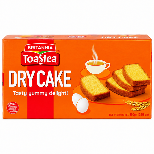 Britannia Dry Cake 300g – Soft, Delicious & Classic Indian Cake