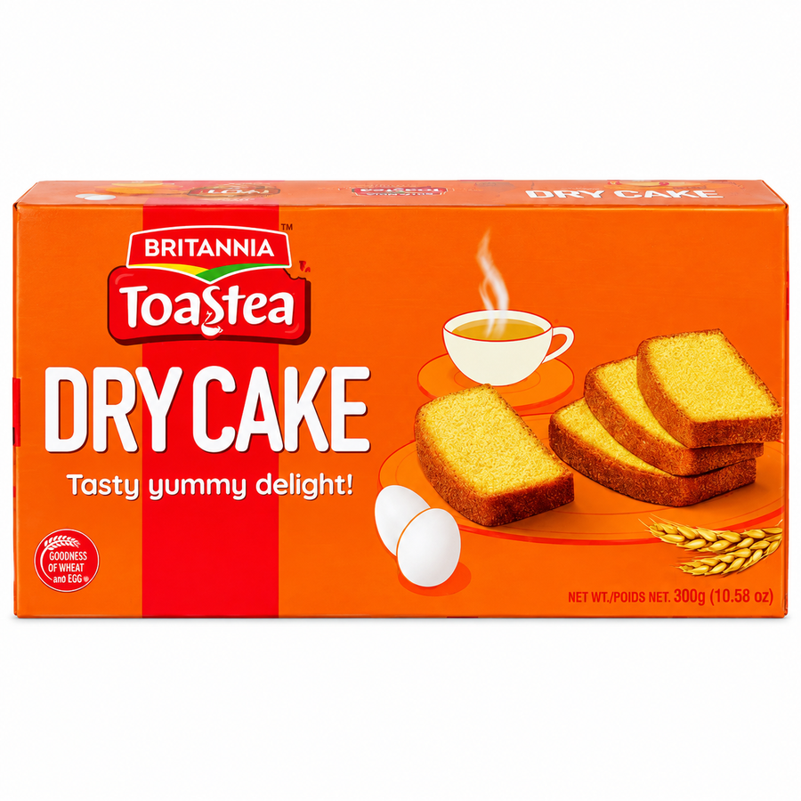 Britannia Dry Cake 300g – Soft, Delicious & Classic Indian Cake