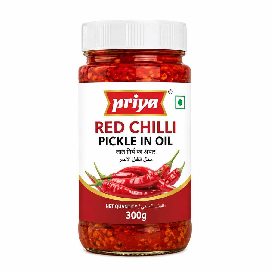 Priya Red Chilli Pickle In Oil 300g
