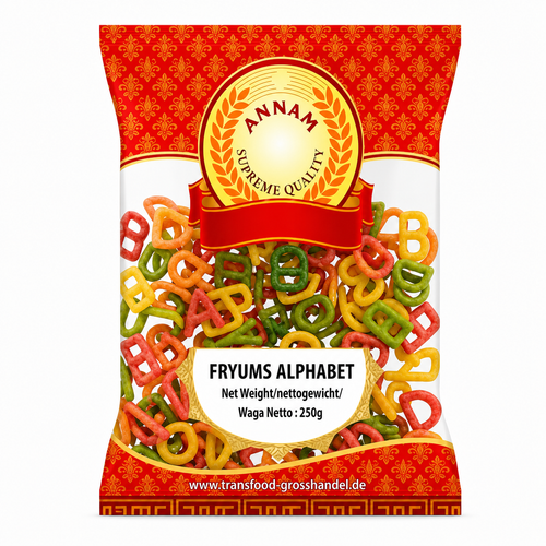 Annam Fryums Alphabet 250g