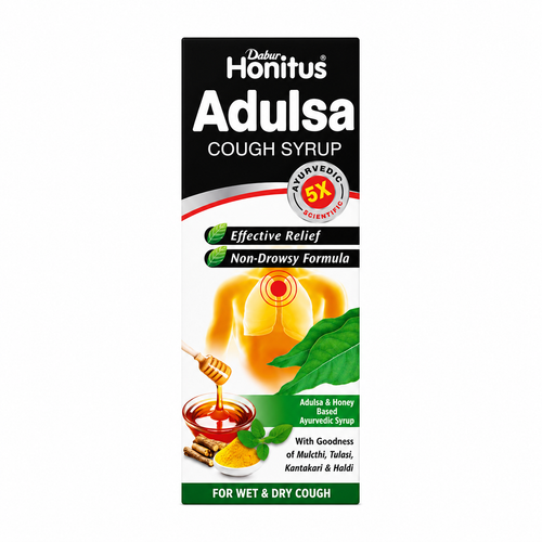Dabur Honitus Adulsa Cough Syrup 100ml