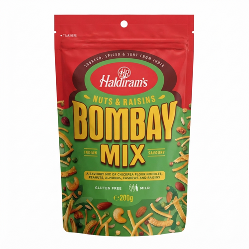 Haldiram's Bombay Mix Nuts & Raisins 200g
