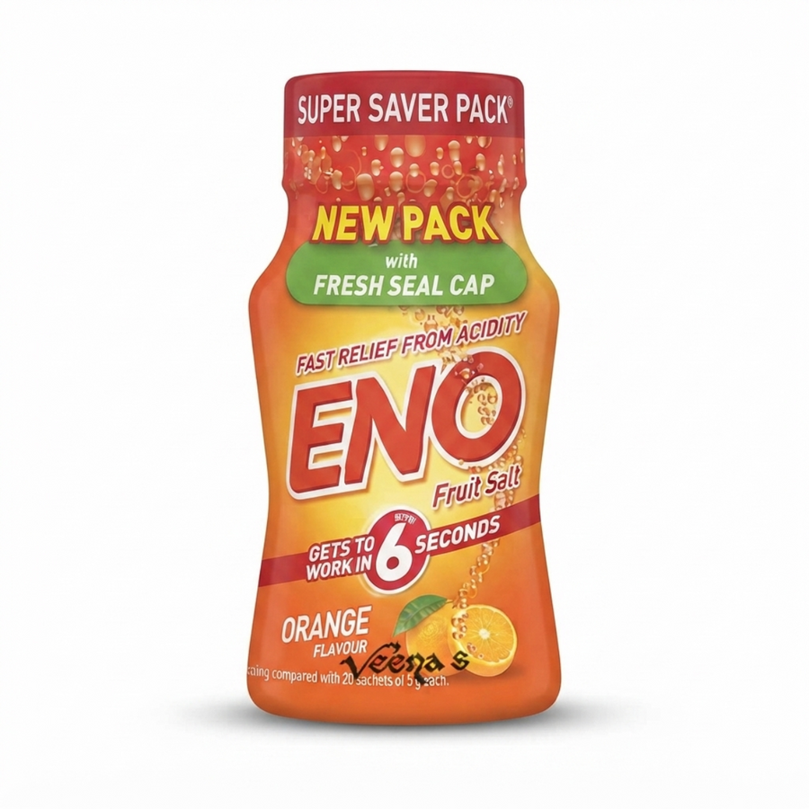 Eno Fruit Salt Orange Flavour 100g
