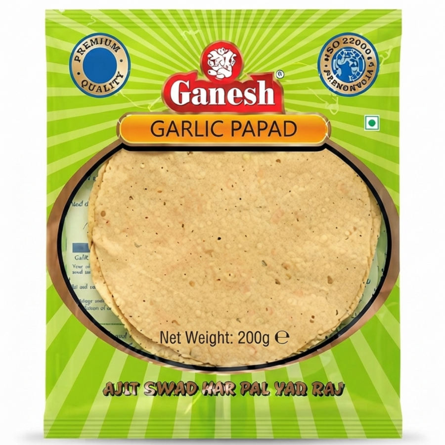 Ganesh Garlic Papad 200g