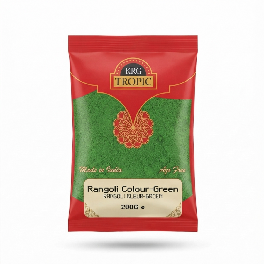 KRG Tropic Rangoli Colour – Green 200g