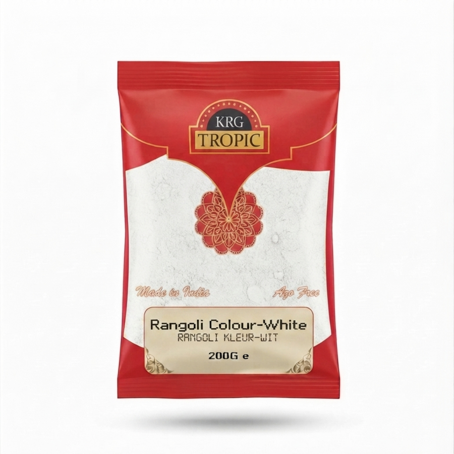 KRG Tropic Rangoli Colour – White 200g