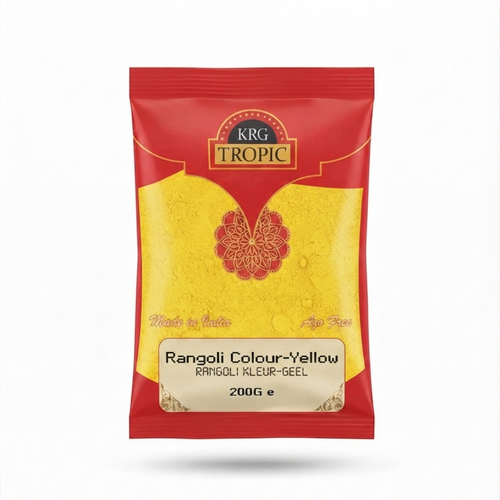 KRG Tropic Rangoli Colour – Yellow 200g