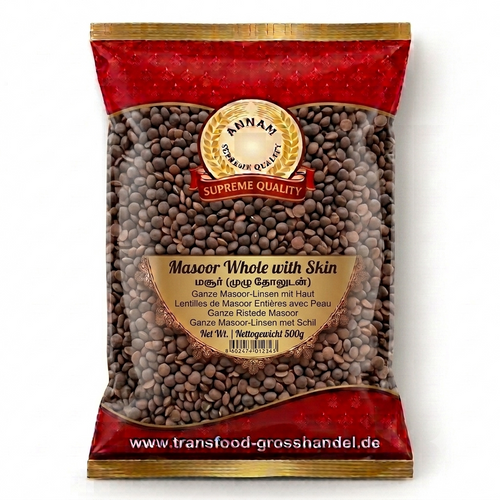 Annam Masoor Whole with Skin 500g