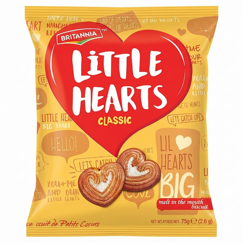 Britannia Little Hearts Classic 75g
